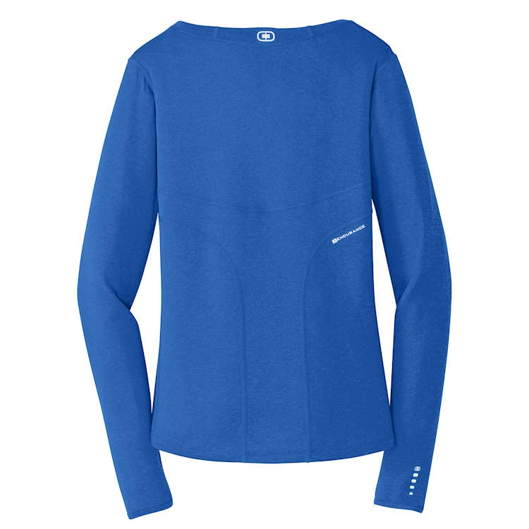 OGIO® ENDURANCE Ladies' Long Sleeve Pulse Crew Tee 7 OGIO® ENDURANCE Ladies' Long Sleeve Pulse Crew Tee - Image 5