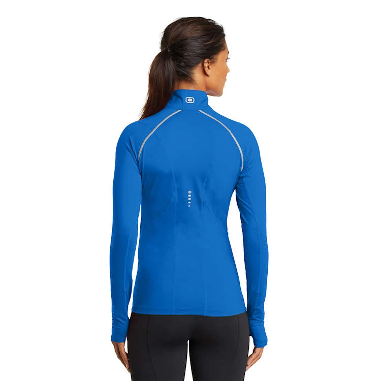 OGIO® ENDURANCE Ladies' Long Sleeve Nexus 1/4 Zip Pullover 4 OGIO® ENDURANCE Ladies' Long Sleeve Nexus 1/4 Zip Pullover - Image 2