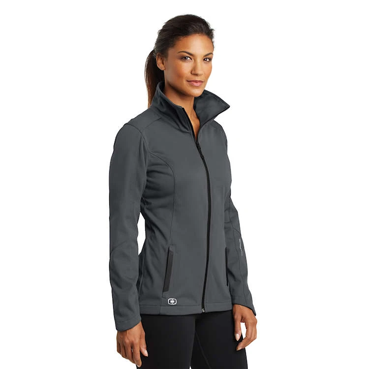 OGIO® ENDURANCE Ladies' Crux Soft Shell Jacket 6 OGIO® ENDURANCE Ladies' Crux Soft Shell Jacket - Image 4