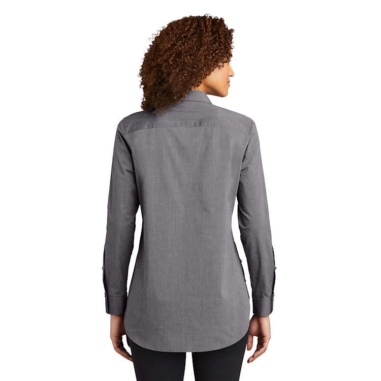 OGIO® Ladies' Long Sleeve Commuter Woven Tunic 4 OGIO® Ladies' Long Sleeve Commuter Woven Tunic - Image 2