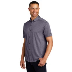 OGIO® Short Sleeve Gravitate Full-Button Polo -Carhartt Shop OGOG141@3