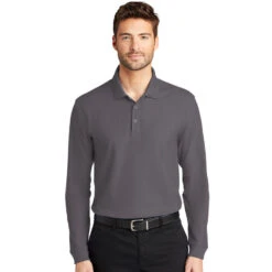 Port Authority® Long Sleeve Core Classic Pique Polo