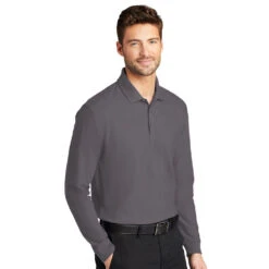 Port Authority® Long Sleeve Core Classic Pique Polo -Carhartt Shop PAK100LS@2