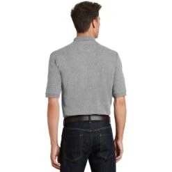 Port Authority® Heavyweight Cotton Pique Polo With Pocket -Carhartt Shop PAK420P@3