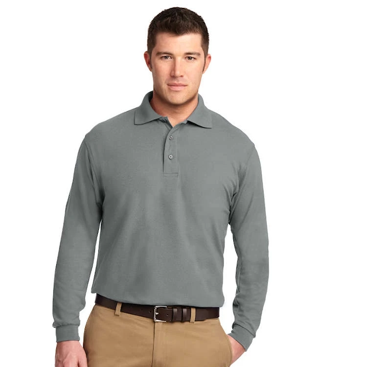 Port Authority® Silk Touch™ Long Sleeve Polo 3 Port Authority® Silk Touch™ Long Sleeve Polo
