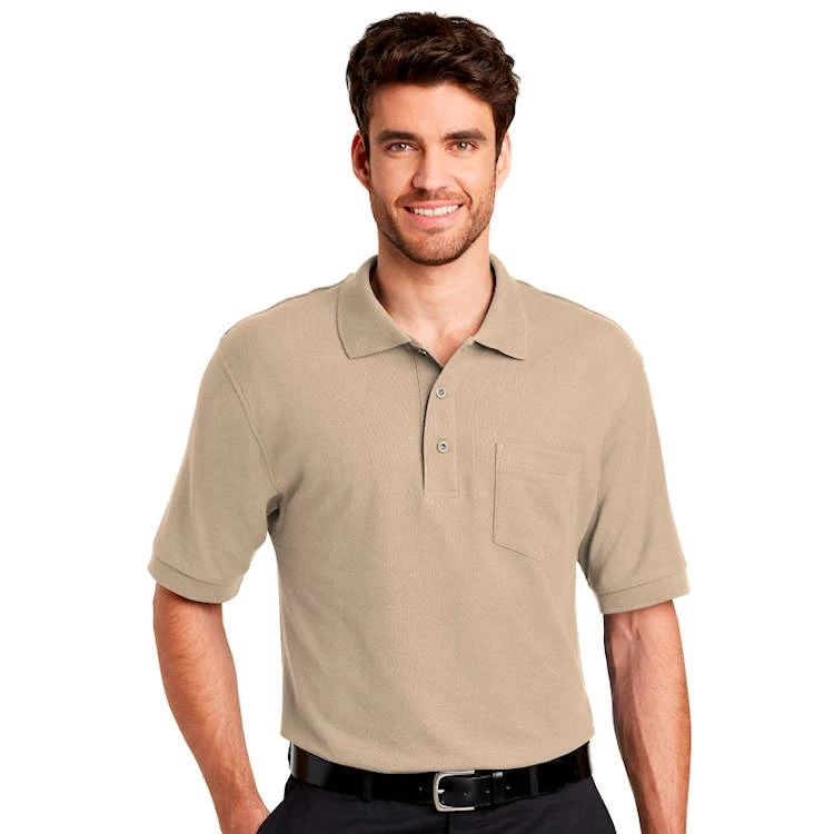 Port Authority® Silk Touch™ Polo With Pocket 3 Port Authority® Silk Touch™ Polo With Pocket