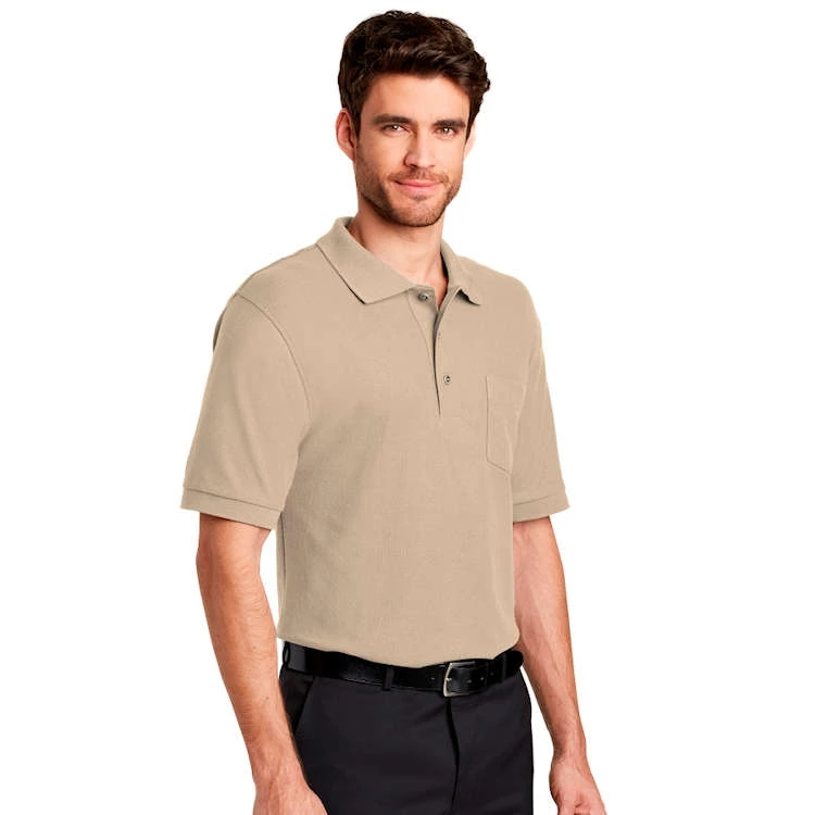 Port Authority® Silk Touch™ Polo With Pocket 4 Port Authority® Silk Touch™ Polo With Pocket - Image 2