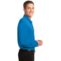 Port Authority® Silk Touch™ Performance Long Sleeve Polo -Carhartt Shop PAK540LS@2