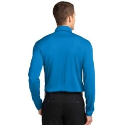 Port Authority® Silk Touch™ Performance Long Sleeve Polo -Carhartt Shop PAK540LS@3