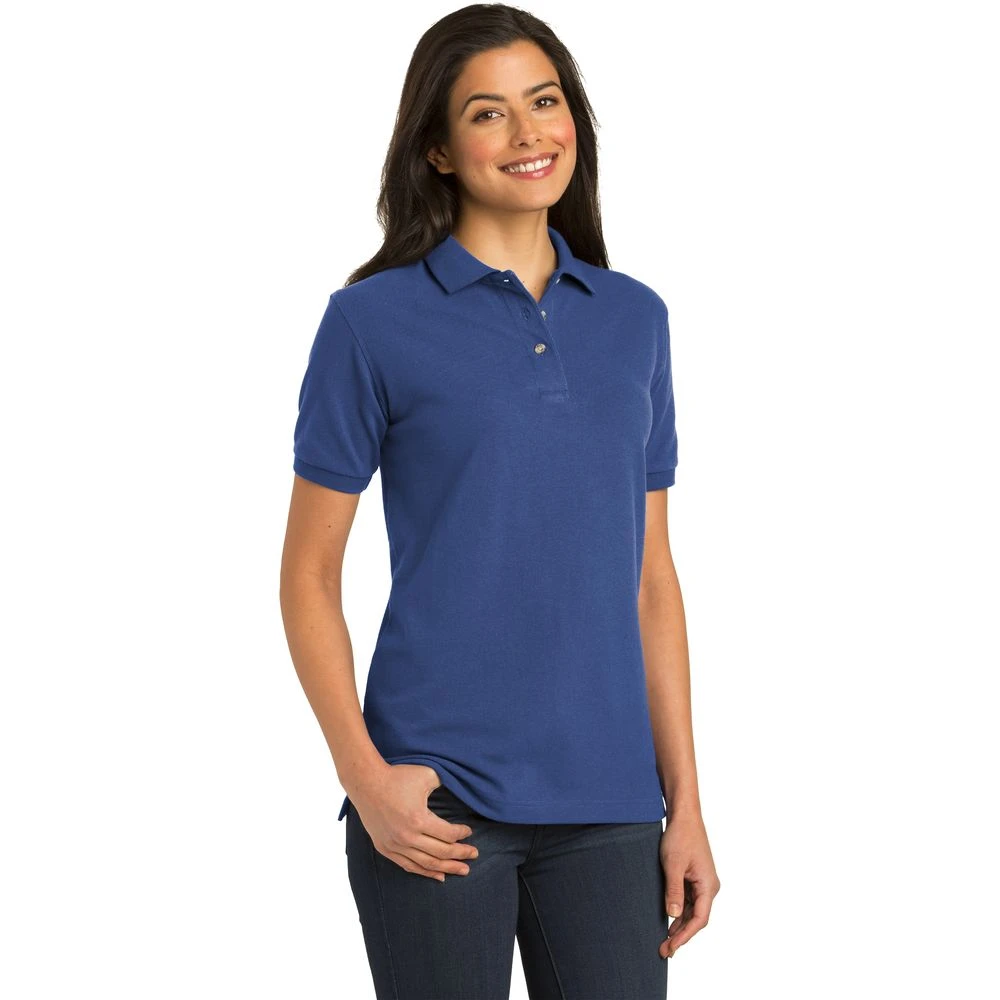 Port Authority® Ladies' Heavyweight Cotton Pique Polo 4 Port Authority® Ladies' Heavyweight Cotton Pique Polo - Image 2