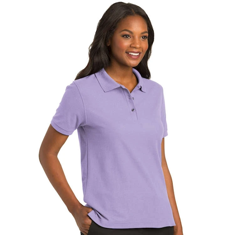 Port Authority® Ladies' Silk Touch™ Polo 4 Port Authority® Ladies' Silk Touch™ Polo - Image 2