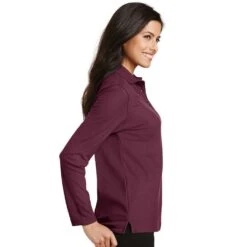 Port Authority® Ladies' Silk Touch™ Long Sleeve Polo -Carhartt Shop PAL500LS@2