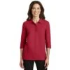 Port Authority® Ladies Silk Touch 3/4-Sleeve Polo 1 Port Authority® Ladies Silk Touch 3/4-Sleeve Polo -Carhartt Shop PAL562
