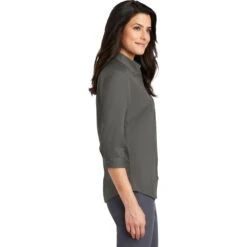 Ladies 3/4-Sleeve SuperPro™ Twill Shirt -Carhartt Shop PAL665@2