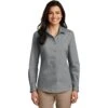 Ladies Long Sleeve Carefree Poplin Shirt