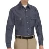 Red Kap Men's Deluxe Denim Long Sleeve Work Shirt