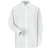 Red Kap Women's Specialized Pocketless Long Sleeve Work Shirt