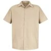 Red Kap Men's Specialized Pocketless Short Sleeve Work Shirt -Carhartt Shop RCSP26