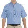 Red Kap Men's Short Sleeve Button-Down Collar Poplin Dress Shirt -Carhartt Shop RCSP80