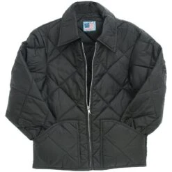Snap 'n' Wear Quilted Jacket With Self Collar & Knit Cuffs
