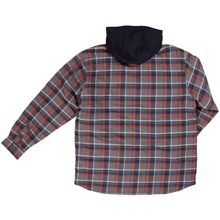 Tough Duck Fooler Front Quilt Lined Flannel Hooded Shirt 4 Tough Duck Fooler Front Quilt Lined Flannel Hooded Shirt - Image 2