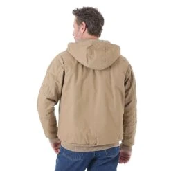 Wrangler Riggs Workwear Hooded Utility Jacket -Carhartt Shop WR3W178@1