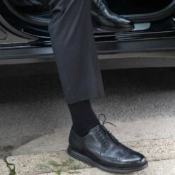 Extra Wide Sock Co Loose Fit Stays Up Mid-Calf Dress Socks - 3 Pack -Carhartt Shop XW200@3